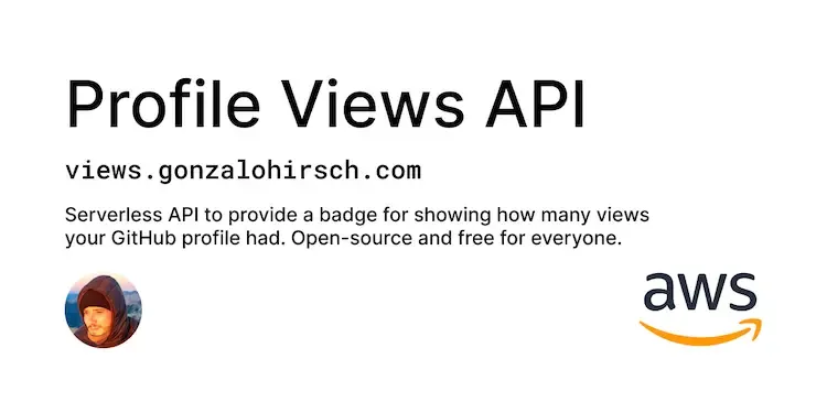 GitHub Profile Views API.